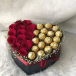 Heart of Love Rose & Chocolate Box