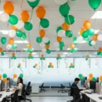 Independence Day Balloon Decoration