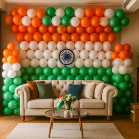 Republic Day Balloon Backdrop