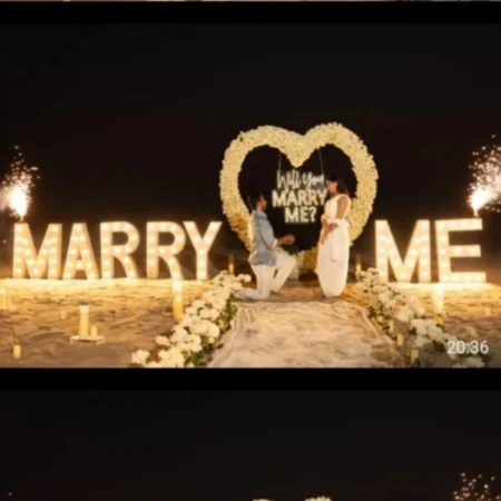 Romantic luxury Heart Setup