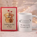 Warm Hug Day Card & Mug Combo