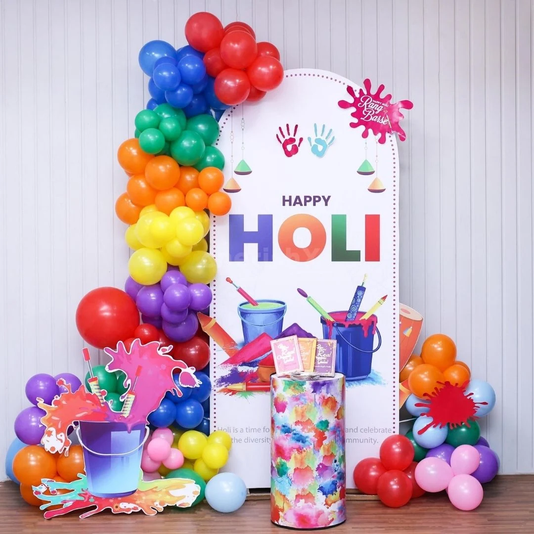 Holi Decoration Ideas for Office