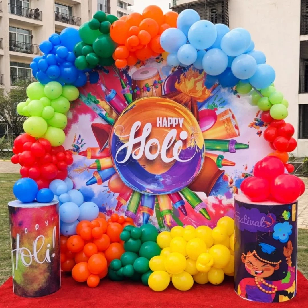 Holi Decoration Ideas for Office