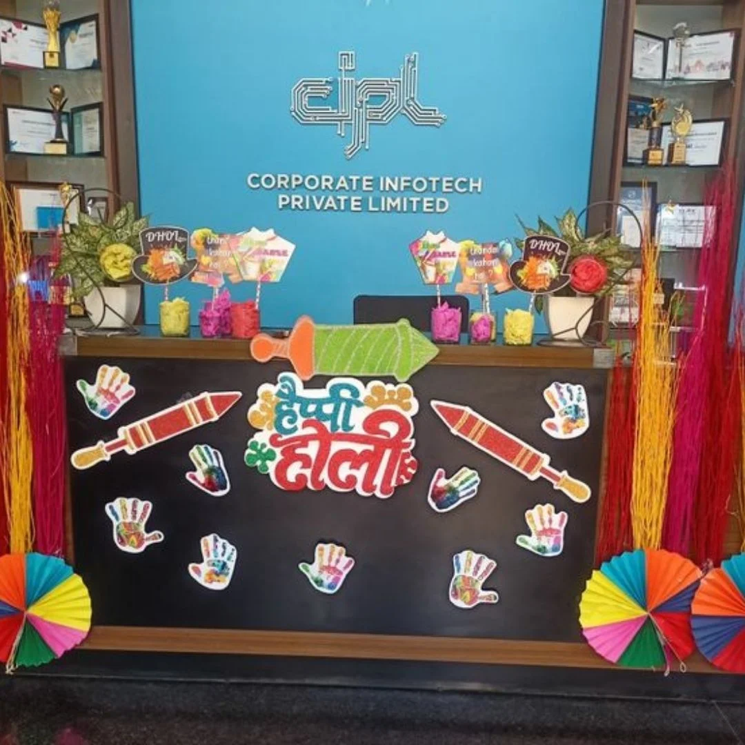 Holi Decoration Ideas for Office