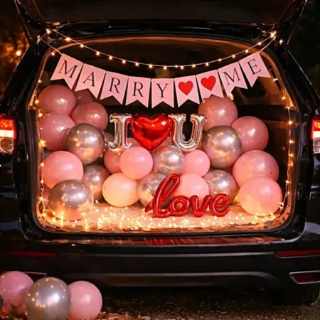 Marry Me Car Boot Decoration
