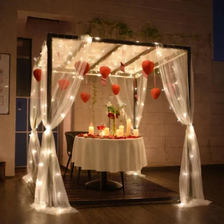 Cabana Candlelight Dinner at the Rooftop Pool