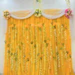 Haldi - Mehndi Wall Decoration