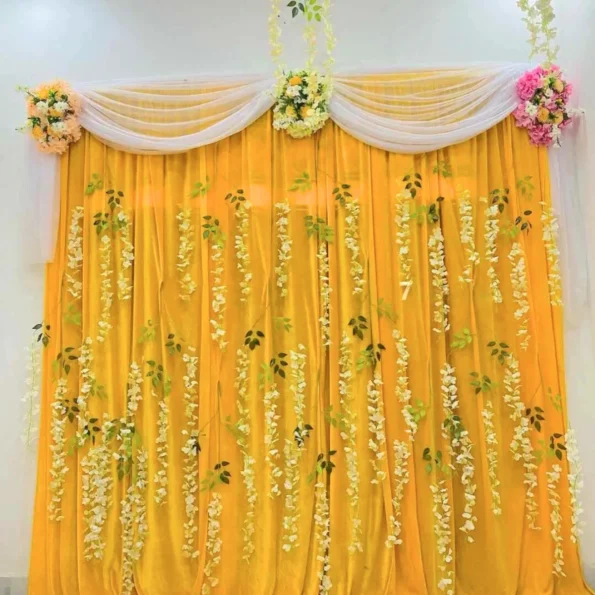 Haldi - Mehndi Wall Decoration