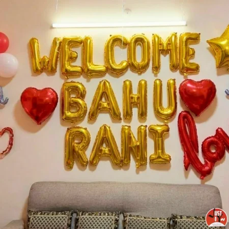 Home Bride Welcome Setup