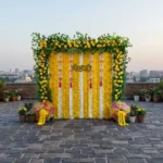 Mehndi Backdrop on Terrace