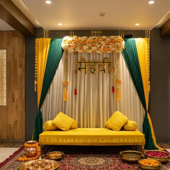 Mehndi Setup At Home