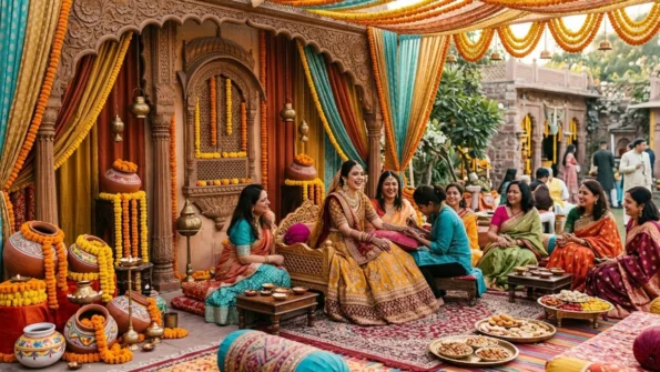 1. Royal Rajasthani Haveli Theme — The Timeless Classic