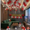 Welcome Bride Balloon Decor