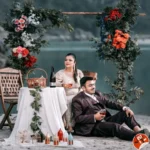 Lakeside Romantic Dinner Setup