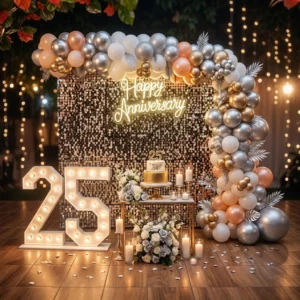 25th Anniversary Decorations