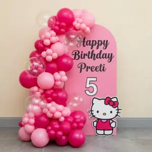Hello Kitty Pink Birthday Decoration