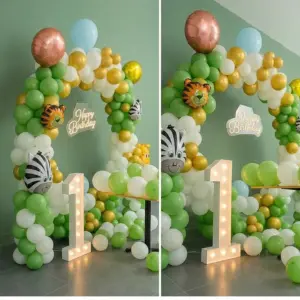 Jungle Theme Hall Birthday Decoration