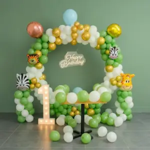 Jungle Theme Hall Birthday Decoration