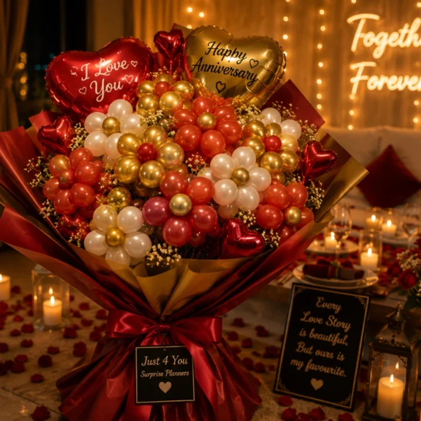 Balloon Bouquet Instead of Flower Bouquet