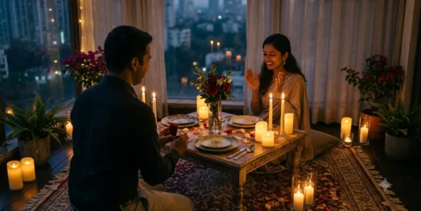 Candlelight Setup for an Intimate Feel