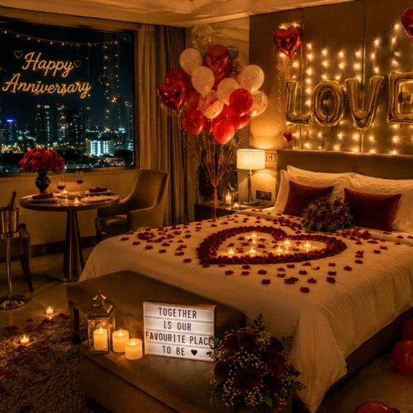 Hotel Room Decoration With Luxury Tie-Ups