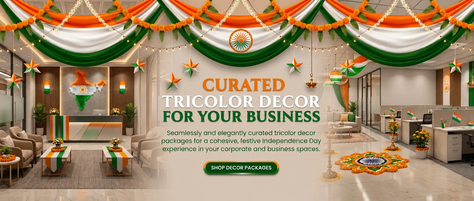 Independence Day Decorations in Delhi NCR