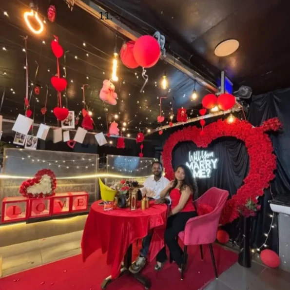 Big Heart Romantic Setup
