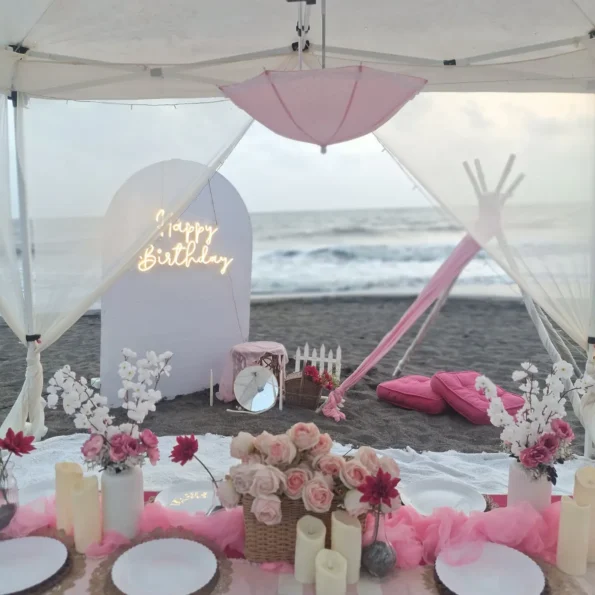 Luxury Gazebo & Teepee Beach Experience