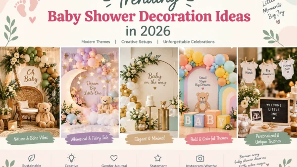 Trending Baby Shower Decoration Ideas in 2026