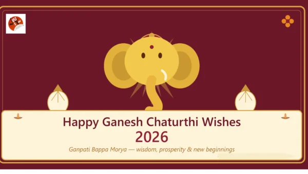 Happy Ganesh Chaturthi Wishes 2026