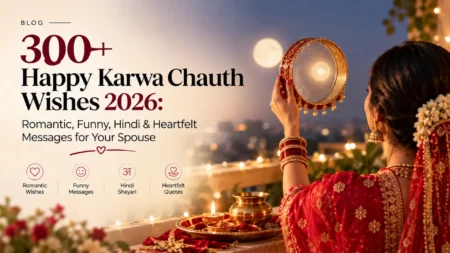 300+ Happy Karwa Chauth Wishes 2026: Romantic, Funny, Hindi & Heartfelt Messages for Your Spouse