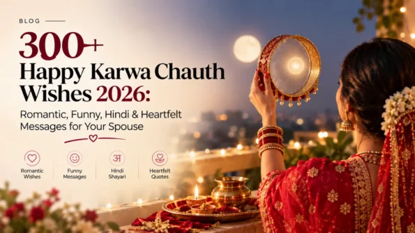 300+ Happy Karwa Chauth Wishes 2026: Romantic, Funny, Hindi & Heartfelt Messages for Your Spouse