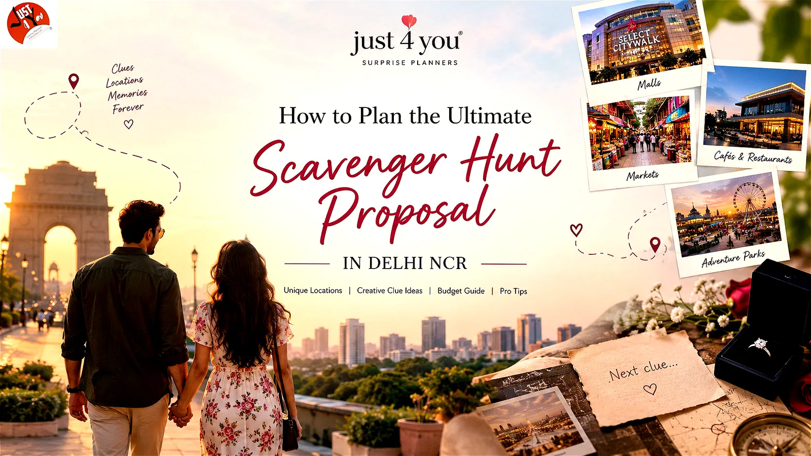 How to Plan the Ultimate Scavenger Hunt Proposal in Delhi NCR