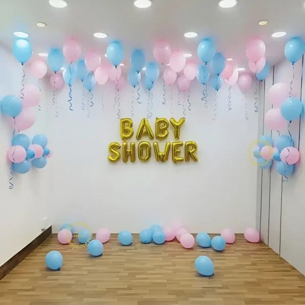 Simple Baby Shower Decoration at Home